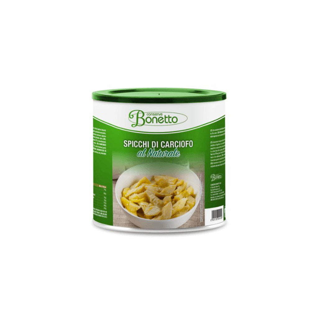 BONETTO - CARCIOFI A SPICCHI AL NATURALE 2,4kg
