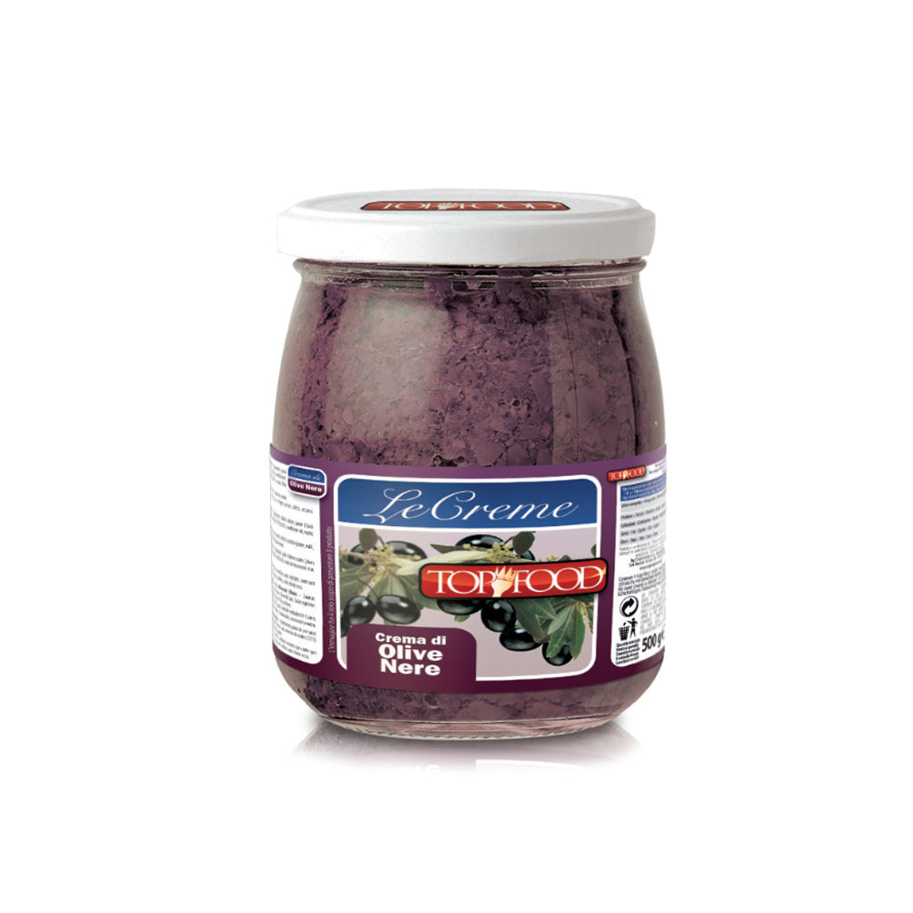 TOP FOOD - CREMA DI OLIVE NERE 520g