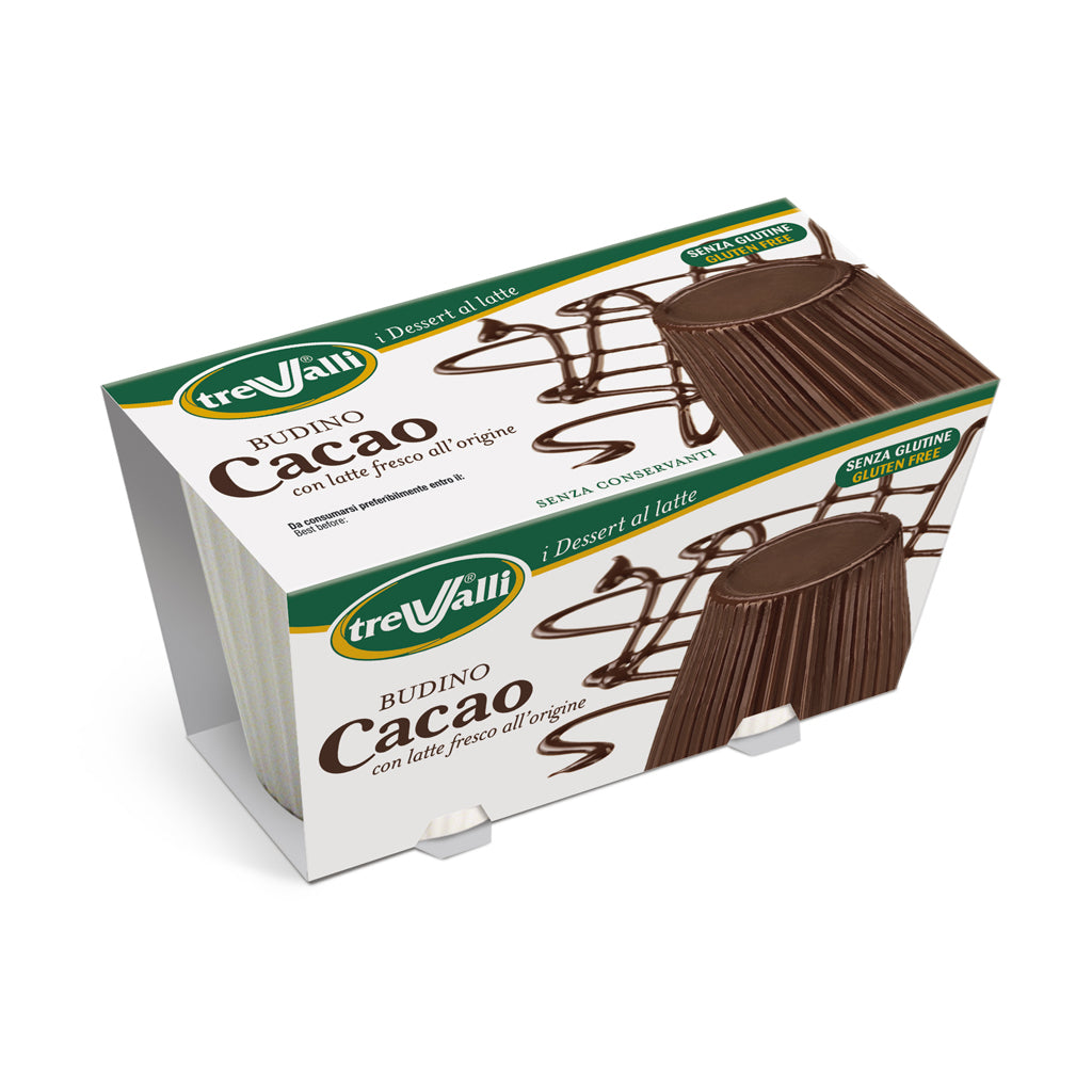 TREVALLI BUDINO CACAO GR. 2 X 100 Gr.