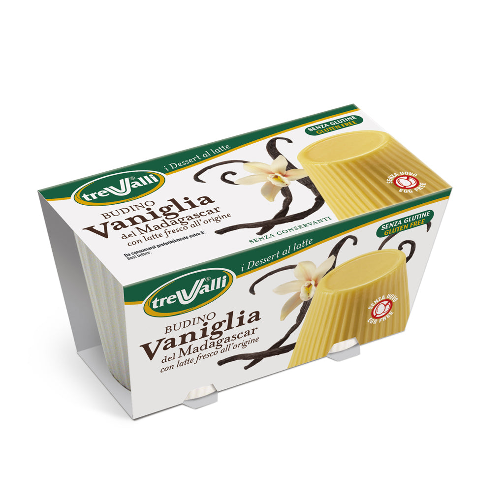 TREVALLI BUDINO VANIGLIA GR.100 X 2