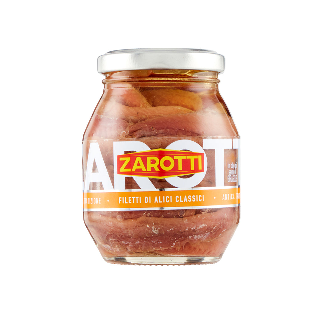 ZAROTTI ALICI DISTESE IN OLIO DI OLIVA GR. 60