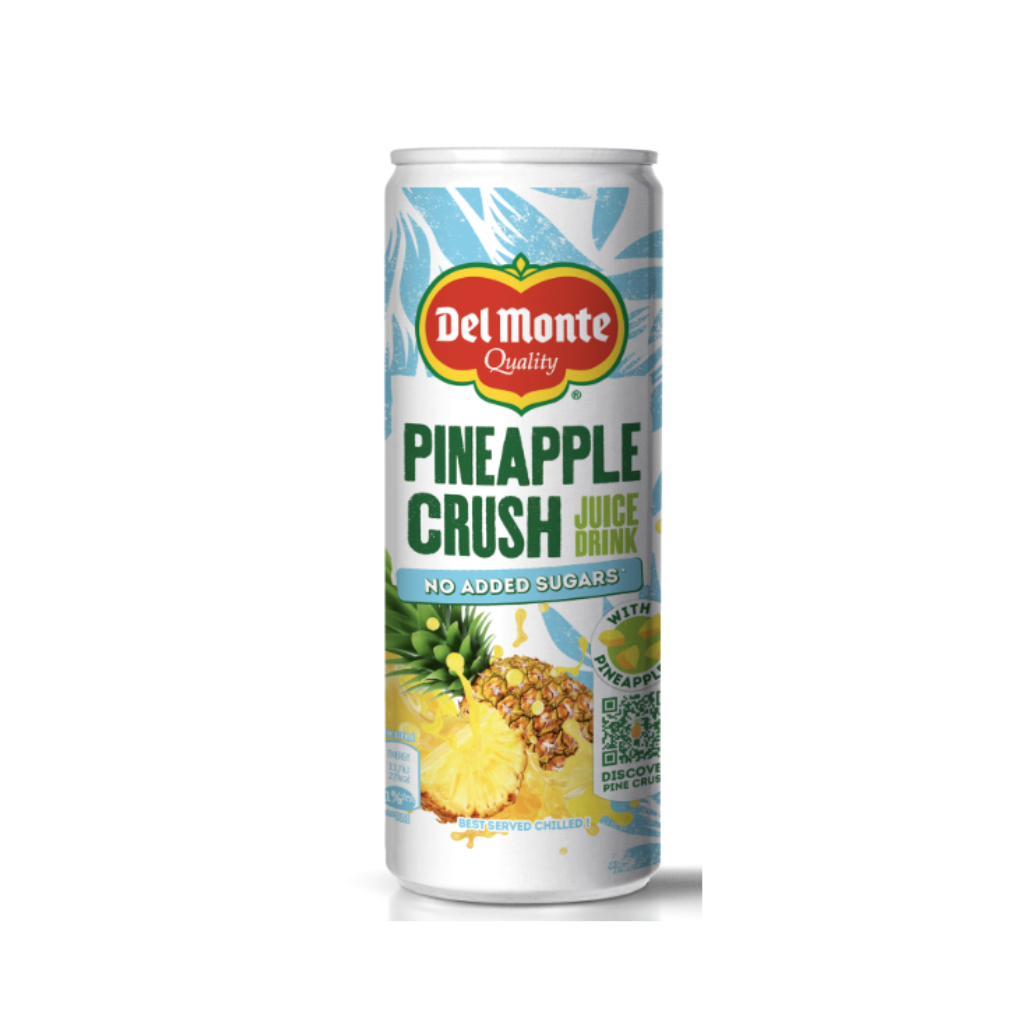 DEL MONTE PINEAPPLE CRUSH JUICE NO SUGAR 240ml