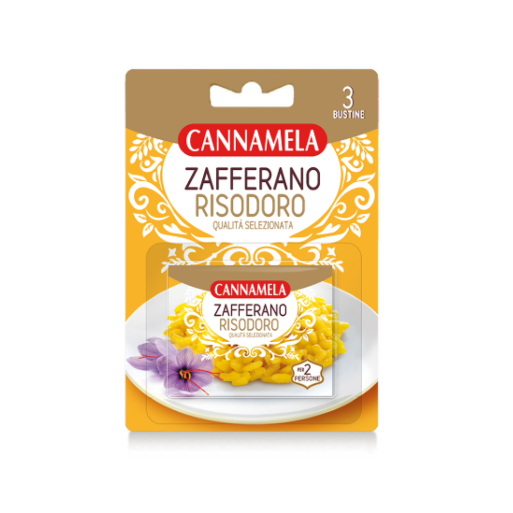 CANNAMELA ZAFFERANO RISODORO 10mg x3